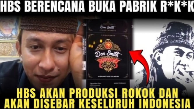 Habib Bahar jualan rokok