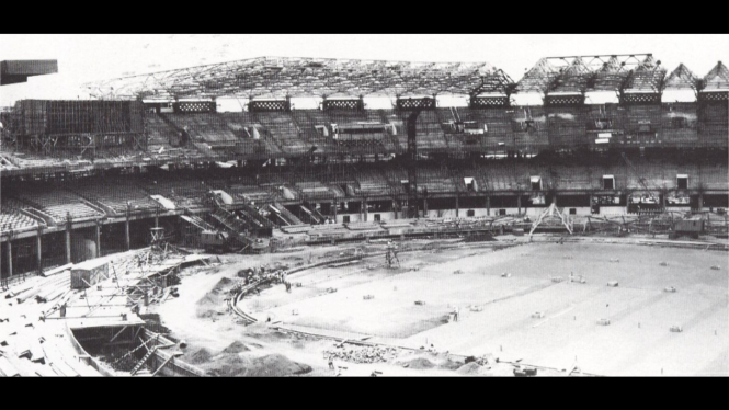 Pembangunan stadion GBK.