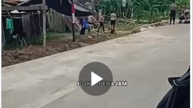 Rumah Junaidi pembunuh di Penajam Kaltim