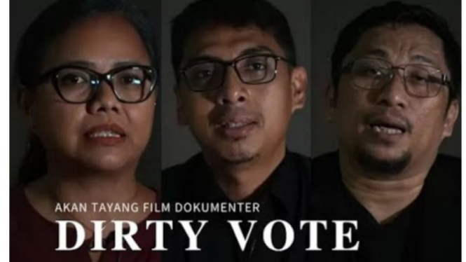 Potret Ilustrasi film dokumenter Dirty Vote