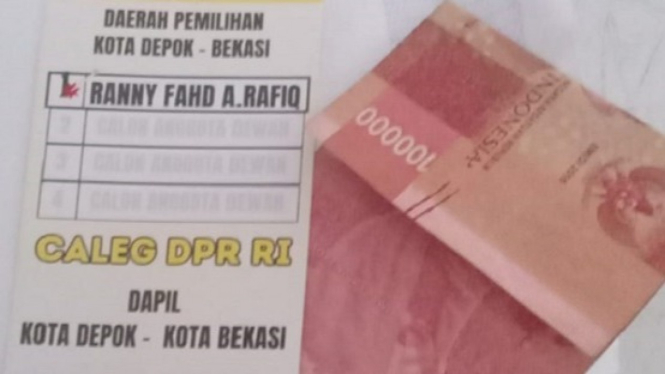 Heboh money politic diduga caleg DPR Golkar Depok-Bekasi
