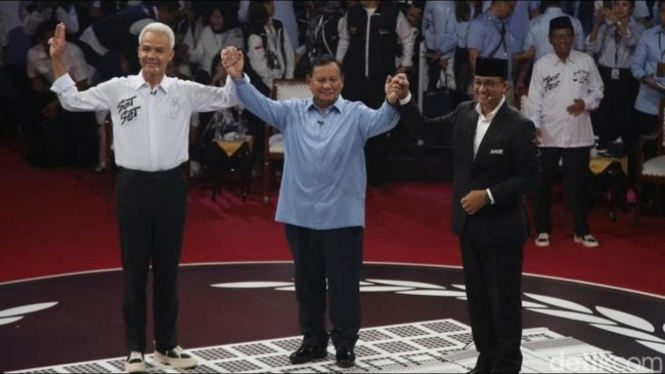 Prabowo ganjar anies