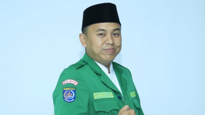Potret Ketua GP Ansor Depok, HM Kahfi