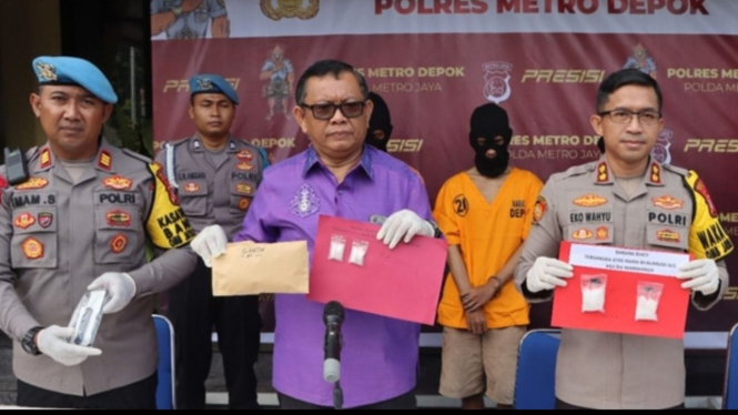 Polisi Ciduk Tiga Pengedar Narkoba Jenis Sabu di Wilayah Kota Depok