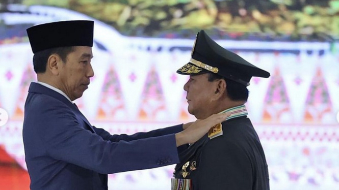 Prabowo Dapat Kenaikan Pangkat Istimewa