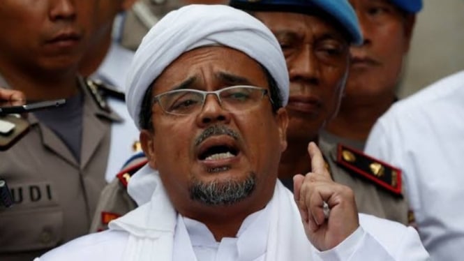 Potret Habib Rizieq Shihab