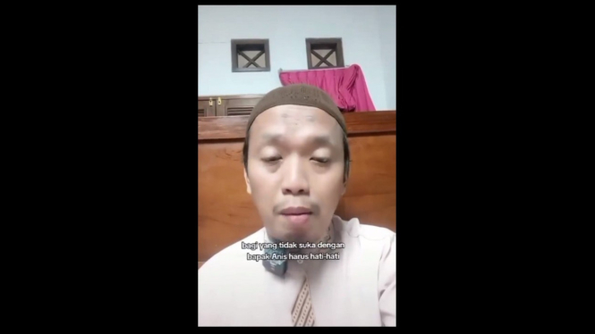 Video viral pria sebut Anies wali Allah.