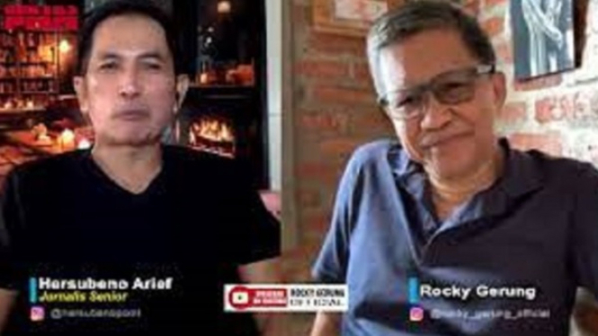 Rocky Gerung soal cawe cawe Jokowi untuk Kaesang