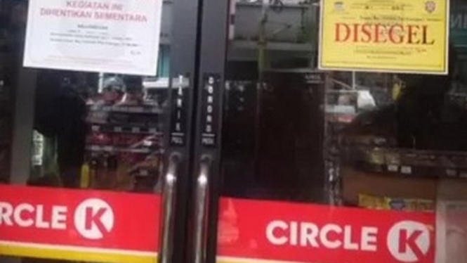 Circle K disegel usai digeruduk Aa Gym
