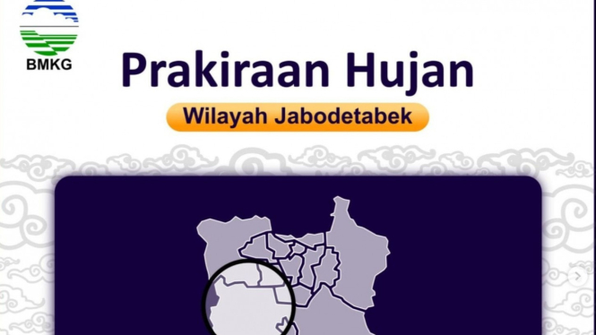 BMKG Himbau Warga Ibu Kota Jakarta untuk Waspada Potensi Hujan