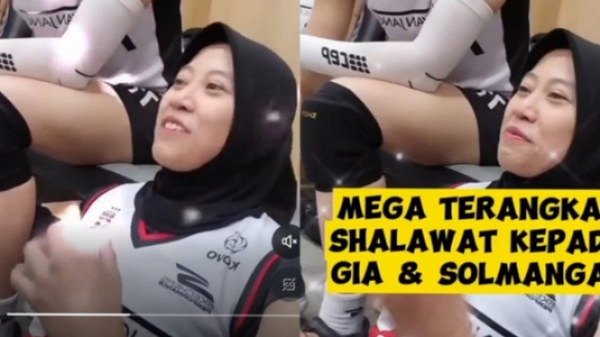 Megawati alias Megatron bahas shalawat ke tim voli Korea
