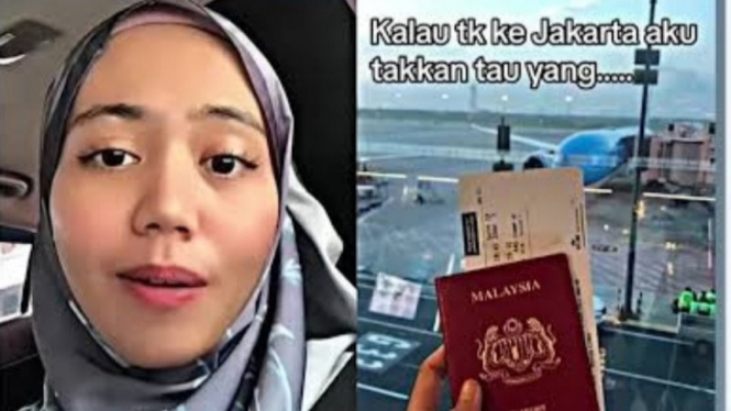 Potret Intan Nurliana wisatawan asal Malaysia