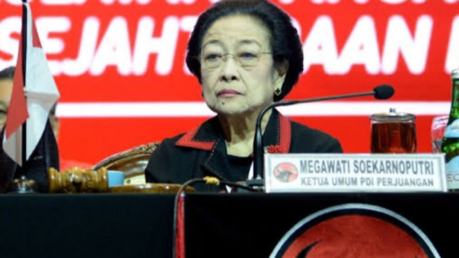 Potret Ketum PDIP Megawati Sukarnoputri