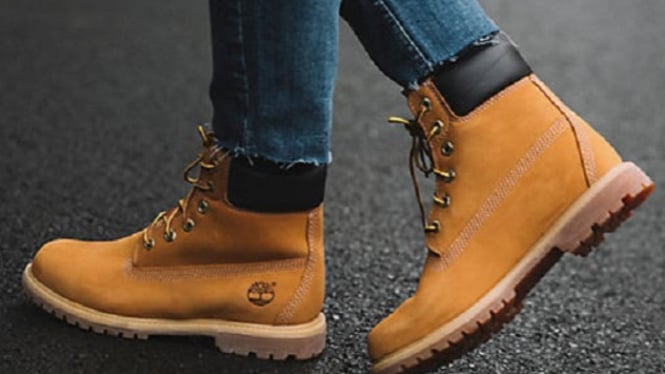 Ilustrasi sepatu Timberland