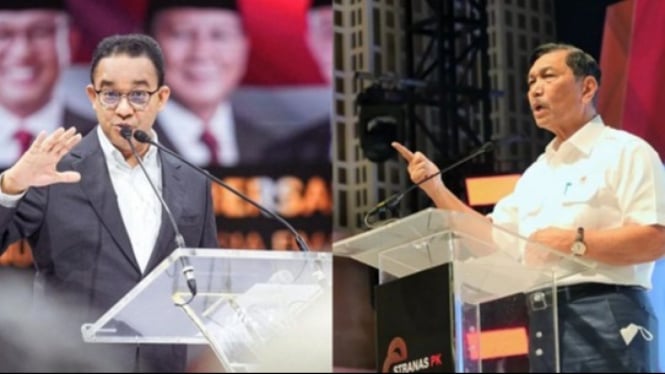 Menko Luhut dan Anies Baswedan