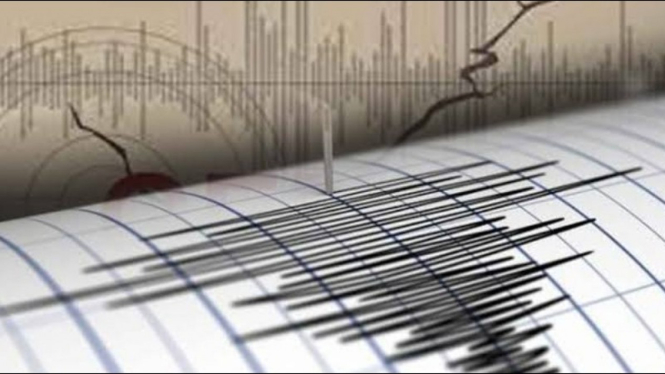 Potret ilustrasi Gempa Bumi