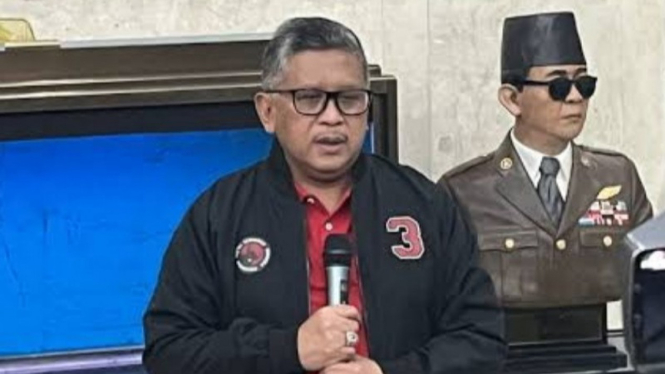 Potret Sekjen PDI Perjuangan (PDIP) Hasto Kristiyanto