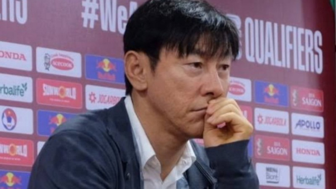 Potret pelatih Timnas Indonesia Shin Tae-yong