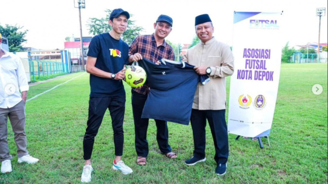 Sekda Supian Suri Ajak Keluarga Besar Futsal Depok Jaga Kebersamaan