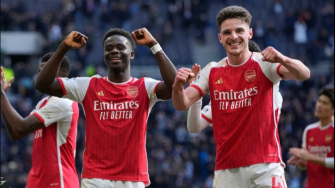 Bukayo Saka usai Arsenal kalahkan Tottenham