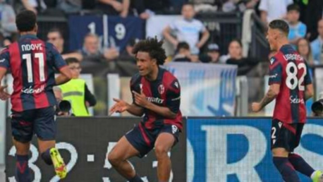 Joshua Zirkzee bawa Bologna ke Eropa