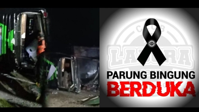 Kecelakaan bus rombongan SMK Lingga Kencana Depok di Subang