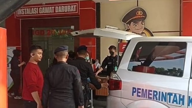 Korban kecelakaan bus rombongan SMK Lingga Kencana Depok di Subang