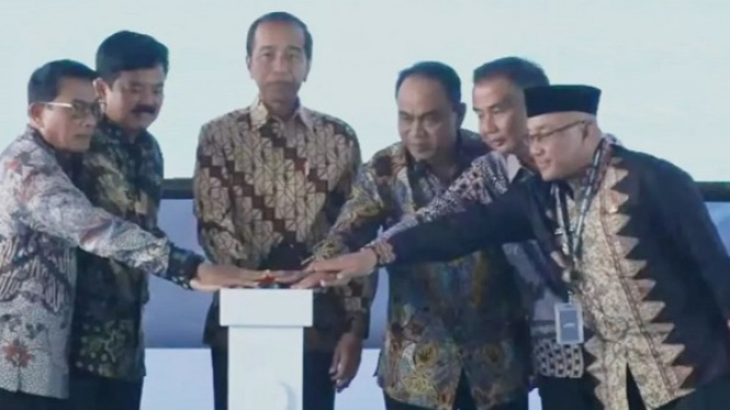 Walkot Depok, Mohammad Idris dampingi Presiden Jokowi