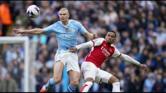 Potret pemain Man City dan Arsenal