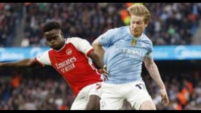 Potret pemain Man City dan Arsenal