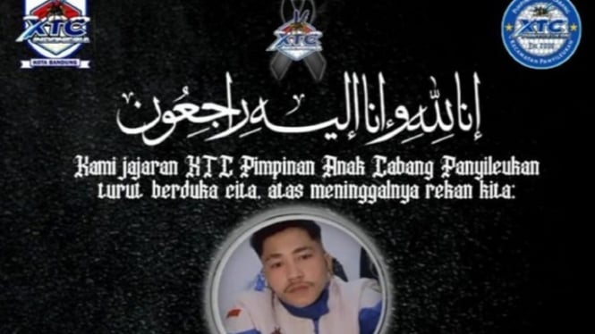 Anggota geng motor XTC Bandung dibunuh OTK