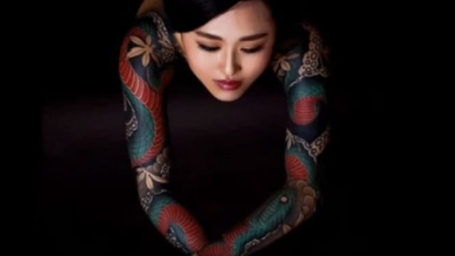 Ilustrasi wanita Yakuza, organisasi paling mengerikan di Jepang