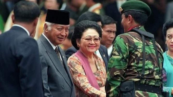 Presiden ke-2 RI Soeharto mantan ayah mertua Prabowo