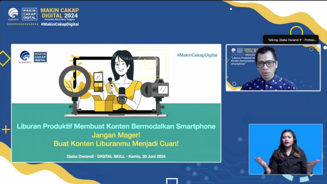 Kominfo Dorong Anak Muda Lebih Produktif di Masa Liburan