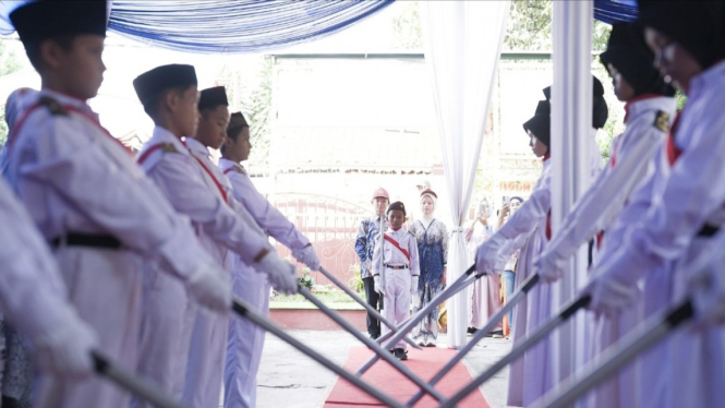 Pedang Pora ala siswa SDN Sugutamu Depok