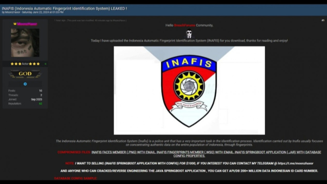 Heboh data Inafis dibobol hacker