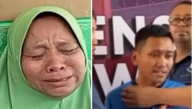 Potret kolase ibu kandung Pegi Setiawan