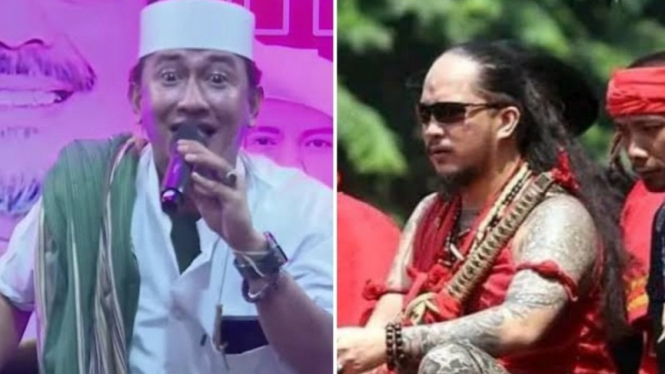 Potret kolase Habib Bahar dan Andy Rompas