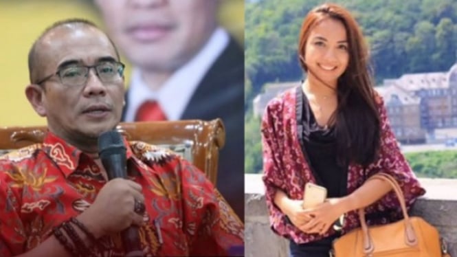 Eks Ketua KPU Hasyim Asy'ari dan Cindra Aditi