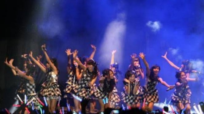 Potret ilustrasi pertunjukan JKT48