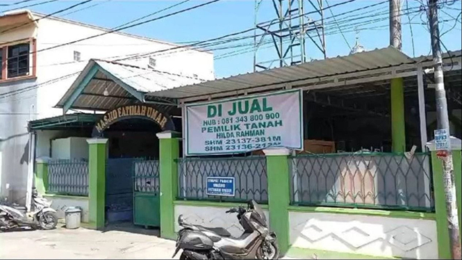 Sebuah Masjid di Makassar di Jual 3,5 Miliar