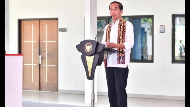 Potret Presiden Jokowi