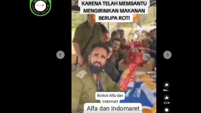 Tangkapan layar boikot Alfa dan Indomaret