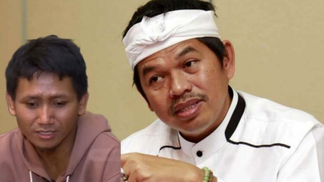 Foto Pegi dan Dedi Mulyadi