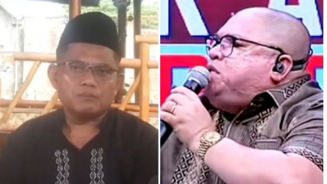 Potret kolase Razman Nasution dan Iptu Rudiana