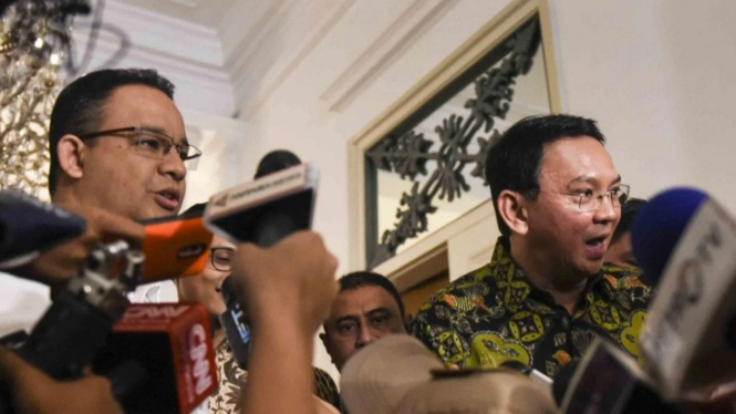 Potret Anies dan Ahok