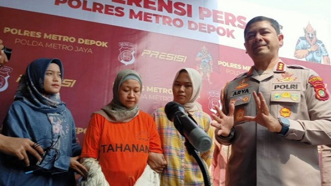 Meita Irianty tersangka penganiaya bocah Depok di tempat daycare