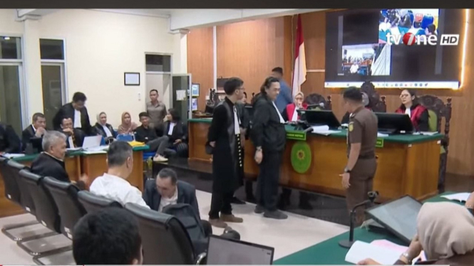 tangkapan gambar sidang pk Saka Tatal