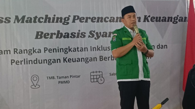 Potret Ketua GP Ansor Depok HM Kahfi