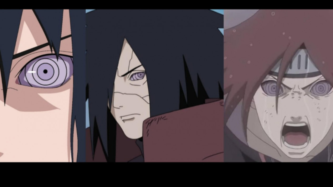 Kemampuan Dojutsu Mata Rinnegan Milik Madara, Sasuke dan Nagato